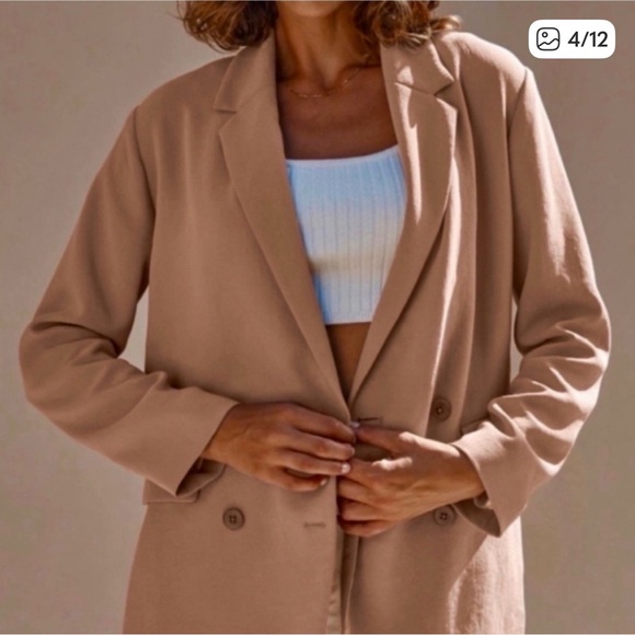 Aritzia Jackets & Blazers - Wilfred Cherrelle Nude/Beige Blazer